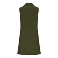 thumbnail image 4 of QIPOPIQ Gilet Long Sans Manches à Col pour Femmes, Cardigans à devant Ouvert, Vestes Blazer Longues, Vêtements d'Extérieur avec Poche, Liquidation, 4 of 9