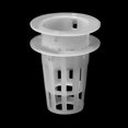 thumbnail image 2 of Hydroponics Pot, 100Pcs Fix Seedlings Soilless Plant Pot, Black Soilless Cultivation For Garden Containers Breeding Varieties Protect Roots White, 2 of 8