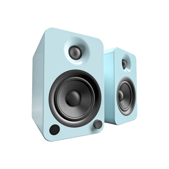 Kanto YU4GT Haut-Parleurs 70W (Puissance RM) Alimentés avec Bluetooth et Préampli Phono Turquoise Lustré