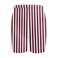 thumbnail image 5 of Plebaso Shorts pour Femmes 2025 Imprimé Rayé Shorts de Plage Taille Haute Mode Leggings Courts, 5 of 5
