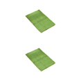 thumbnail image 4 of Youkk Polyester Chenille Bath Mat - Strong Water Absorption Exquisite Crafted Soft Texture No Shedding Fruit Green 40cm*60cm 2Set, 4 of 6