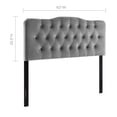 thumbnail image 2 of Annabel Queen Diamond Tufted Performance Velvet Headboard, 2 of 4