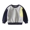 thumbnail image 1 of Robe à Manches Longues, Chandail en Molleton Épais pour la Chaleur Décontractée des Enfants, 1 of 8