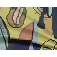 thumbnail image 5 of oneOone Rayon Yellow Fabric Abstract Comic Face Fabric For Sewing Printed Craft Fabric By The Yard 56 Inch Wide, 5 of 5