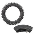 thumbnail image 1 of Motorcycle Tire Replacement 3.00-12 80/100-12 Motorcycle Rubber Tire Inner Tube Set Fits For Pit Dirt Bike M TR20, 1 of 8