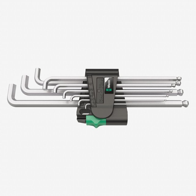 Wera 073594 Hex + Pince à L-Clic Métrique pour Extrémité de Balle