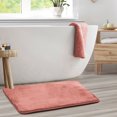 thumbnail image 2 of 1 Large Clara Clark Bath Mat Bathroom Rug - Absorbent Memory Foam Bath Rugs - Non-Slip, Thick, Cozy Velvet Feel Microfiber Bathrug, Plush Shower, Toilet- Floor Bathmats Carpet - Misty Rose - 20"x32", 2 of 6