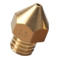 thumbnail image 4 of ZheElen 3D Printer Nozzle Brass Extruder Nozzle Replacement Consumable 3D Printer Accessory, 1.5mm/3mm, 4 of 9