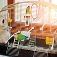 thumbnail image 4 of Multi Color Hanging Bird Toy for Parrot Playing Made of Plastic Safe and Entertaining, 4 of 8
