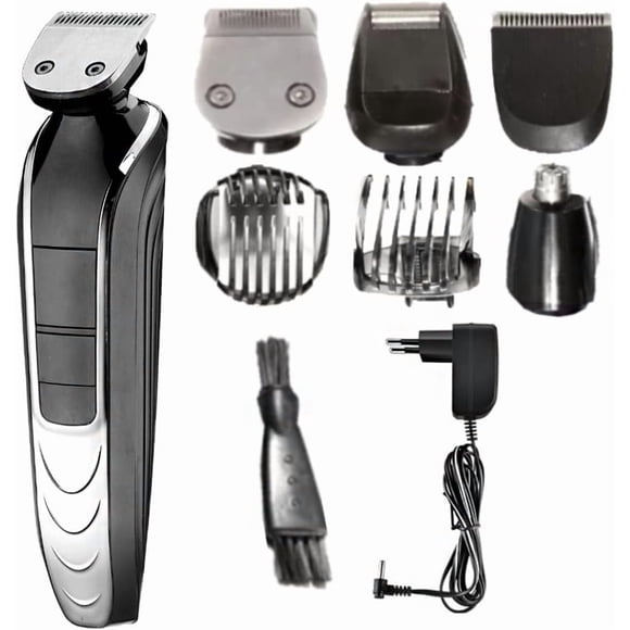 New Scissors Hair Clippers for Men, 5 in 1 Professional Rechargeable Hair Clipper Hair Clipper Shaver Cordless Adjustable Hair Clipper