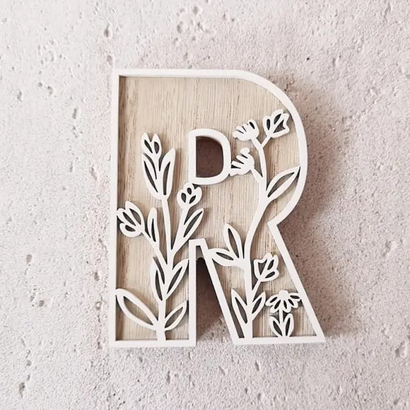 5 Inch 26 Wooden Letters for Wall Decoration - Paintable - Perfect for Children's Room, Crafts, Name Signs & Home Decor
