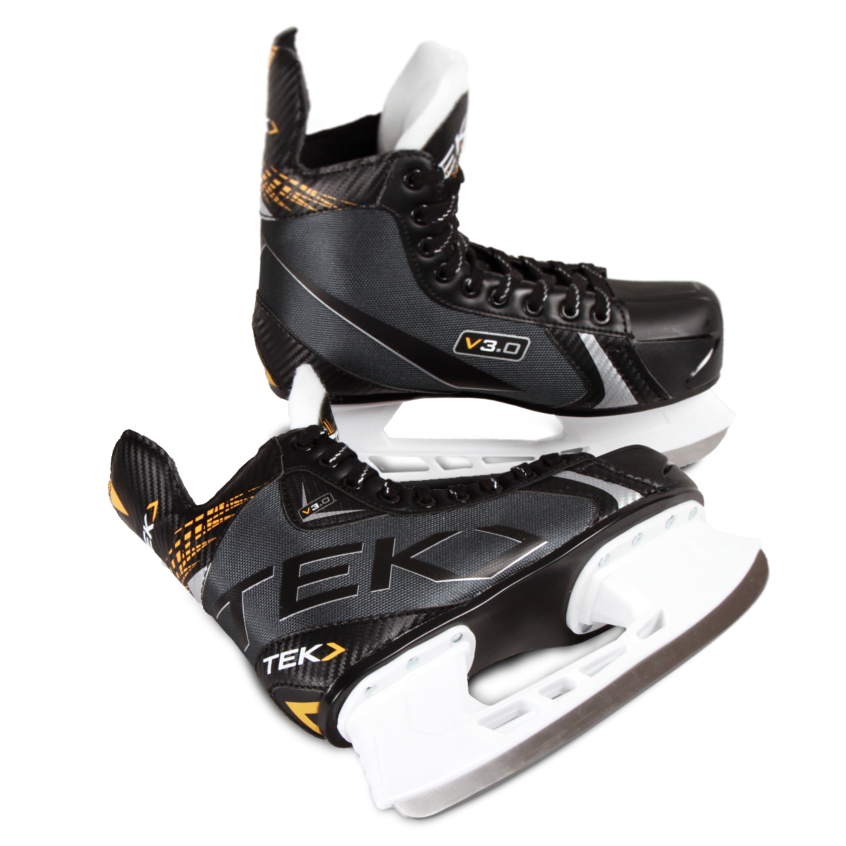 V3.0 Powertek Patins de Joueur de Hockey pour Adulte_ Taille SR 6
