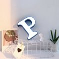 thumbnail image 3 of 26 English LED Alphabet Lamp, Portable 26 English Alphabet Night Lamp, For Birthday Proposal Confession Arrangement Props Decoration Night Light P White Light, 3 of 8