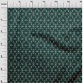 thumbnail image 3 of oneOone Silk Tabby Dark Green Fabric Geometric Craft Projects Decor Fabric Printed By The Yard 42 Inch Wide, 3 of 4