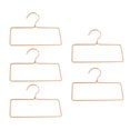 thumbnail image 1 of 5pcs Hanging Metal Clothes Hanger Square Shape Towel Rack Bathroom RObe Holder, 1 of 7