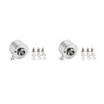 thumbnail image 4 of Dalazy Durable Aluminum Steering Wheel Quick Release Hub With Button Aluminum Wheels Are Sturdy And Durable silver 56*46*35mm 2Set, 4 of 6