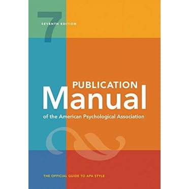 Manuel de Publication du American Psychological Association