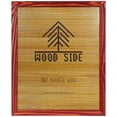 thumbnail image 1 of Rustic Wooden Poster Picture Frame 16x20 In | 41x51 cm - Natural Solid Eco Distressed Wood for Wall Mounting Photo Frame, Red, 1 of 6