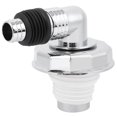 thumbnail image 1 of Khall Floor Drain Connector, Washing Machine Floor Drain Joint PVC Chromeplate Sealing Floor Drain Connector, 1 of 8