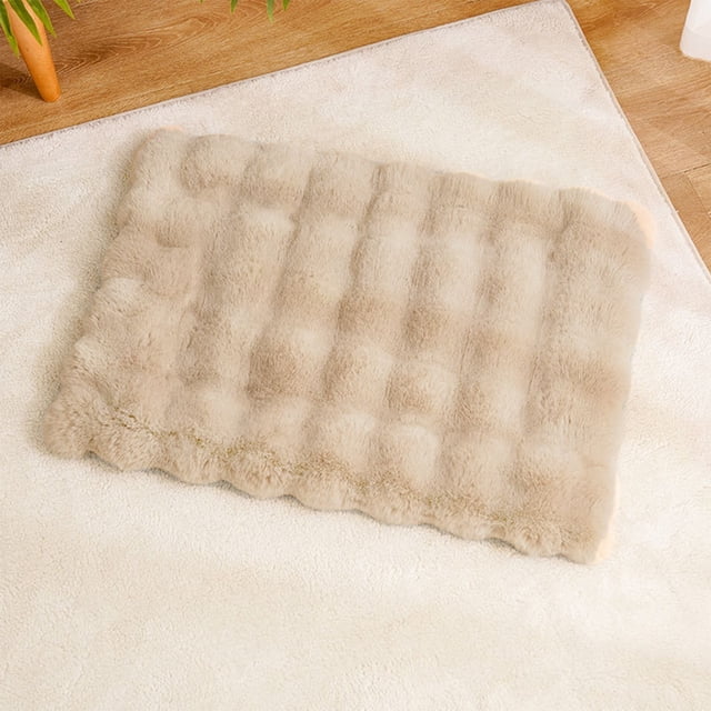 Lisbinx Soft Fleece Pet Mat | Kneading Pad & Sleeping Blanket for Dogs | Portable Foldable Bed Pad | 40X30Cm | Machine Washable