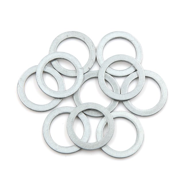 Unique Bargains 10pcs Engine Oil Crush Washers Drain Plug Gaskets 22mm ID. 30mm OD. for Auto Car
