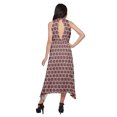 thumbnail image 2 of Moomaya Robe Style Asymétrique pour Femmes Grande Taille Sans Manches Vêtements Décontractés, 2 of 5