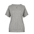 thumbnail image 4 of Timegard Hauts pour Femmes Col Ras du Cou Manches Courtes T-Shirts de Couleur Unie Décontractés Confortables Tuniques Hauts d'Été T-Shirt Basique, 4 of 8