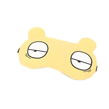 Langgg Eyes Cover Lightproof Women Men Blindfold Supple Comfortable Sleeping Masks Travel Airplane Bedroom Office Hotel Yellow