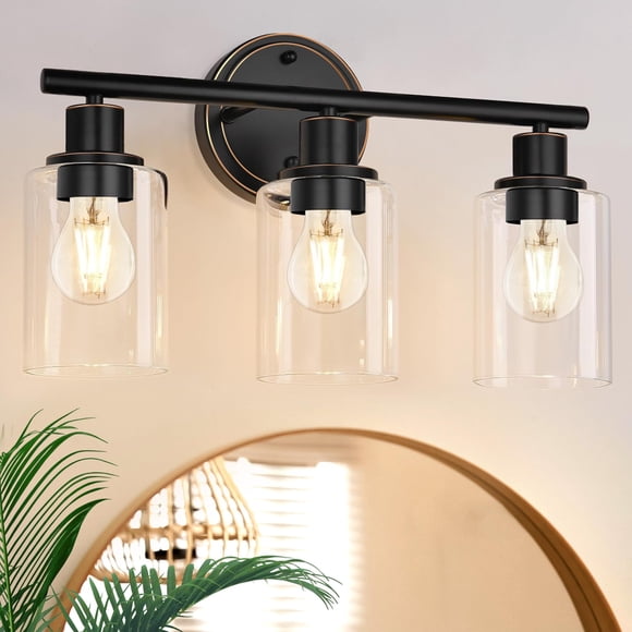 Faymart lighting Oil Rubbed Bronze 3-Light Bathro