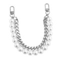 thumbnail image 4 of Maoww Pearl Bead Rope Bag Strap Handle Shoulder Belt for Handbag DIY Replacement Sliver, 4 of 8