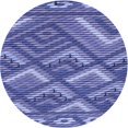 thumbnail image 1 of Ahgly Tapis Rond Lavable en Machine Intérieur Transitionnel Violet Pervenche Profond, 7 Pieds Rond, 1 of 7
