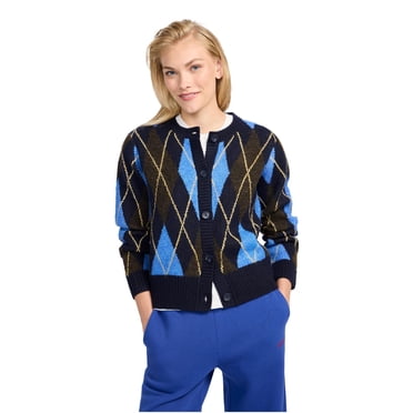 Esprit Women's Argyle Cardigan Sweater, Sizes XS-XXL