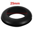 thumbnail image 3 of Unique Bargains Wire Protective Grommets Black Rubber 25mm Double Sided Grommet, 3 of 3