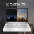 thumbnail image 4 of HP 15.6" Touchscreen Laptop, 11th Gen Intel Core i3-1115G4 Processor, 32GB RAM, 2TB PCIe SSD, Intel UHD Graphics, HD Webcam, Windows 11, Natural Silver, 32GB Snowbell USB Card, 4 of 9