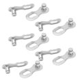 thumbnail image 3 of Bicycle Missing Link Bike Chain Link Reusable Steel Quick Release for 6 7 8 9 10 Speed Chains with 5 Pairs, 3 of 7