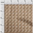 thumbnail image 2 of oneOone Cotton Silk Brown Fabric Abstract Craft Projects Decor Fabric Printed By The Yard 42 Inch Wide, 2 of 4