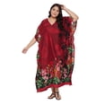 thumbnail image 2 of Caftans Longs pour Femmes Grande Taille Robe Caftan Robe de Soirée Fête Été Plage Robe d'Été Manches Kimono Longues Robes Décontractées en Ligne, 2 of 7
