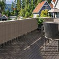 thumbnail image 4 of Visland 1/2x5M Balcony Privacy Screen Fence Cover UV Protection Weather-Resistant Apartments Railing Screen Heavy Duty Wind Block Sun Shade Net, 4 of 8