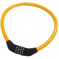 thumbnail image 1 of Cadenas de Sécurité pour Vélo, Cadenas à Combinaison à 4 Chiffres Réinitialisable pour Bicyclette, 2 Pieds X 1/2 Pouce, 1 of 7