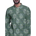 thumbnail image 4 of Atasi Ensemble de Pyjama Kurta Asymétrique Imprimé Long pour Hommes Vêtements de Fête, 4 of 4