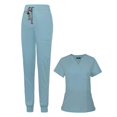 thumbnail image 2 of Nursing Scrubs Uniform Work Clothing for Massaging Cosmetology, 2 of 7