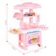thumbnail image 3 of Kids Kitchen Toys Pretend Play Pretend play tableware sets Cooking Toys Tableware Sets Baby Toddlers Kitchen Simulation Toys, 3 of 10