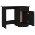 thumbnail image 3 of vidaXL Desk Black 100x50x76 cm Engineered Wood, 3 of 5