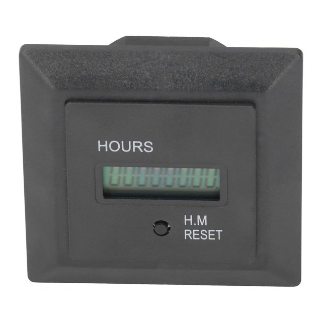 Industrial Timer, High Accuracy 0-999999H59M 100-240V AC Hour Meter For Operation