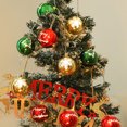 thumbnail image 1 of String Lights for Outside Christmas Lights Balls Christmas Tree Ball Ornaments Indoor Christmas Ball Lights Outdoor String Lights Insert End To End Expandable Christmas Tree Ornaments, 1 of 6