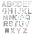 thumbnail image 2 of Bgsha Acrylic Mirror Wall Stickers 26 Alphabet English Letters DIY Decor Mural Silver, 2 of 4