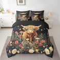 thumbnail image 2 of Erosebridal Literie Vache de Ferme Format Grand, Ensembles de Literie Champignons Roses Format Grand, Décor Ciel Étoilé, Réversible, 2 of 5