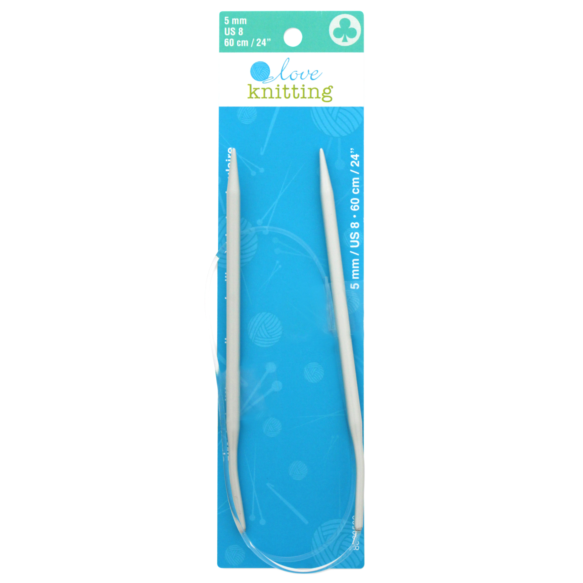 LOVE KNITTING Circular Knitting Needle 61 cm (24 in), 60 cm (23.6 in), 5 mm (0.2 in)
