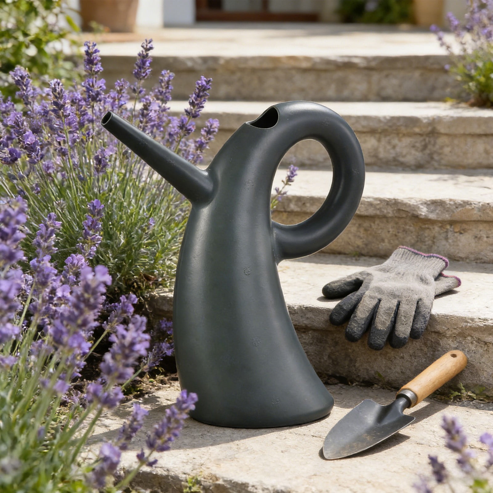 Cagogo Sheep Shape Watering Can, Long Spout Indoor Plant Waterer, .5L Small Watering Can for House Plants Garden Flowers, ABS Plastic Lightweight Watering Can for Balcony Herb Garden