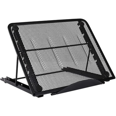 Support pour Ordinateur Portable, Rehausseur Ergonomique en Aluminium pour Ordinateur, Support Réglable à Angles Multiples pour Bloc-Notes, Support Élévateur pour Ordinateur Portable